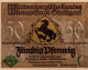 50 PFENNIG 1921 Stadt STUTTGART Württemberg UNC DEUTSCHLAND Notgeld #PC438 - [11] Local Banknote Issues