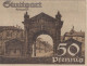 50 PFENNIG 1921 Stadt STUTTGART Württemberg UNC DEUTSCHLAND Notgeld #PC428 - Lokale Ausgaben