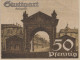 50 PFENNIG 1921 Stadt STUTTGART Württemberg UNC DEUTSCHLAND Notgeld #PC421 - [11] Local Banknote Issues