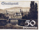 50 PFENNIG 1921 Stadt STUTTGART Württemberg UNC DEUTSCHLAND Notgeld #PC415 - [11] Local Banknote Issues
