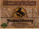 50 PFENNIG 1921 Stadt STUTTGART Württemberg UNC DEUTSCHLAND Notgeld #PC413 - [11] Local Banknote Issues