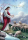 JESUS CHRISTUS Christentum Religion Vintage Ansichtskarte Postkarte CPSM #PBP776.DE - Gesù
