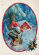 WEIHNACHTSMANN SANTA CLAUS Neujahr Weihnachten Vintage Ansichtskarte Postkarte CPSM #PBL009.DE - Santa Claus