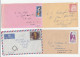 10  MALTA 1960- 1981  COVERS  To GB  Stamps Religion Royalty Coin Bird Faire Architecture Cover - Malte