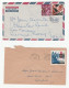 10  MALTA 1960- 1981  COVERS  To GB  Stamps Religion Royalty Coin Bird Faire Architecture Cover - Malta