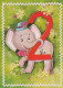 ELEFANTE Animales Vintage Tarjeta Postal CPSM #PBS761.ES - Elefanti