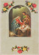 Virgen María Virgen Niño JESÚS Navidad Religión Vintage Tarjeta Postal CPSM #PBB934.ES - Virgen Mary & Madonnas