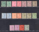 1882-90 India - Stanley Gibbson N. 84/101 - Effige Vittoria - 18 Valori - MH* - Sonstige & Ohne Zuordnung