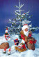 PAPÁ NOEL NAVIDAD Fiesta Vintage Tarjeta Postal CPSM #PAK049.ES - Santa Claus