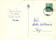 ÁNGEL NAVIDAD Vintage Tarjeta Postal CPSM #PAG915.ES - Engel