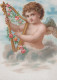 ANGE Noël Vintage Carte Postale CPSM #PBP518.FR - Angels