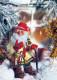 PÈRE NOËL NOËL Fêtes Voeux Vintage Carte Postale CPSM #PAK050.FR - Santa Claus