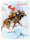 SANTA CLAUS CHRISTMAS Holidays Vintage Postcard CPSM #PAJ909.GB - Santa Claus