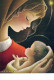 Vergine Maria Madonna Gesù Bambino Religione Vintage Cartolina CPSM #PBQ036.IT - Jungfräuliche Marie Und Madona