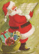 BABBO NATALE Natale Vintage Cartolina CPSM #PAJ706.IT - Santa Claus
