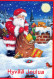 BABBO NATALE Natale Vintage Cartolina CPSMPF #PAJ434.IT - Santa Claus