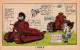 CPA  Matériel Militaire Militaria Soldat Char D'Assaut Tank Panzer "L'école" Humour Illustrateur - Material