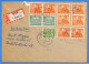Berlin West 1952 - Lettre Einschreiben De Berlin - G32989 - Storia Postale
