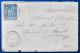 Lettre Sage N°90 15c Bleu Obl Càd T18 " LA VERDIÈRE / VAR " + Boite Rurale Supplémentaire A/2 De Ste ANNE Pour BARJOLS - 1876-1898 Sage (Type II)