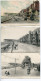 LOT 3 CPA Voyagé 1908 1909 1912 * MERS Les BAINS Sur MER La Digue (couleur) Promenade De La Plage & Rue De La Gare - Mers Les Bains