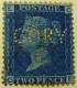 Great Britain  QV 1855 - 1858 2 D Blue Pl 14 Special Perfin COPY C - Usati