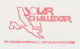 Meter Cover Luxembourg 1988 Solar Challenger - First Solar Powered Flight - Du Pont - Sun - Airplanes