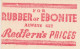 Meter Card GB / UK 1939 Rubber - Ebonite - Arbres