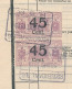 Vrachtbrief / Spoorwegzegel H.IJ.S.M. Roosendaal - Belgie 1919 - Unclassified