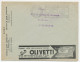 Postal Cheque Cover Belgium 1937 Typewriter - Olivetti - Bed Bugs - Pesticide - Skull - Port - Unclassified