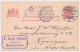 Briefkaart G. 58 B A-krt. Duitsland - Nijmegen 1909 - Entiers Postaux