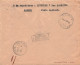 LETTRE. COURRIER DE LA LIBERATION. SAUMUR LA REUNION - Liberation