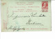 BELGIQUE  CARTE POSTAL AVEC REPONSE PAYEE Avec La Carte Reponse  Adressee - 1905 Grove Baard