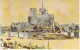 Delcampe - (75). Paris. Yvon 5500 ND & ND (2) & Souvenir 6 Vues & (3) & 521 & (4) 1936 - Notre Dame De Paris