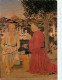 Art - Peinture Religieuse - Pierro Della Francesca - Saint Jérôme Avec Un Fidèle - CPM - Voir Scans Recto-Verso - Gemälde, Glasmalereien & Statuen