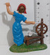 66098 Pastorello Presepe - Statuina In Plastica - Tessitrice - Kerstkribben