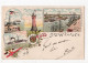 3 - Gruss Aus BREMERHAVEN *litho*1897* - Bremerhaven