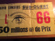 Ancien Bandeau Grand Concours SUD OUEST Ayez L'Oeil 1966  . Bordeaux 33 Gironde - Plakate