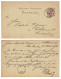 EP E.P. Entier Postale Ganzsache DEUTSCHE REICHSPOST Postkarte AACHEN 1876 5 Funf Pfennige Naar Echternach Luxemburg - Briefkaarten
