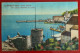 CPA Circulée 1927 - DISEGNO - ITALIA, S. MARGHERITA LIGURE, ANTICO CASTELLO E IL PORTO - Genova (Genoa)