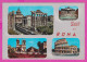 293930 / Italy - Saluti Da ROMA 4 View PC 1966 Roma Ferrovia USED 20 L Coin Of Syracuse , Italia Italie Italien - 1961-70: Poststempel