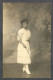 WOMAN YOUNG GIRL  JEUNE FILLE DRESS LADIES STICK  FASHION, REAL OLD  PHOTO, Year 1916 - Femmes
