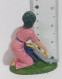 I117195 Pastorello Presepe - Statuina In Plastica - Lavandaia - Nacimientos - Pesebres