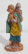 I117198 Pastorello Presepe - Statuina In Plastica - Donna Con Pecora - Nacimientos - Pesebres