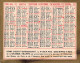 VIEUX PAPIERS CALENDRIER PETIT FORMAT 1931 TISANE DEBREYNE GRANDE TRAPPE 7 X 9 CM - Kleinformat : 1921-40