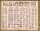 VIEUX PAPIERS CALENDRIER PETIT FORMAT 1931 TISANE DEBREYNE GRANDE TRAPPE 7 X 9 CM - Small : 1921-40