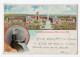 470 - BRUXELLES - Exposition Universelle 1897 *dentellière Flamande *litho* - Monuments
