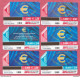 Italy- Il Giro Delle Capitali Dell'euro- Used Pre Paid Phone Cards- Telecom  By 5000 & 10000 Lire. Ed. Mantegazza, - Openbaar Getekend