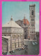 293934 / Italy - FIRENZE Battistero - Cattedrale E Campanile Di Giotto PC 1960 USED - 20+20 L Coin Of Syracuse Flamme - 1946-60: Marcophilie