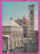 293934 / Italy - FIRENZE Battistero - Cattedrale E Campanile Di Giotto PC 1960 USED - 20+20 L Coin Of Syracuse Flamme - 1946-60: Poststempel