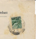 STORIA POSTALE-DEMOCRATICA £.1 (s550),ISOLATO TARIFFA STAMPE,1946-ASSOCIAZIONE NAZIONALE COMBATTENTI E REDUCI-VERCELLI- - 1946-60: Poststempel